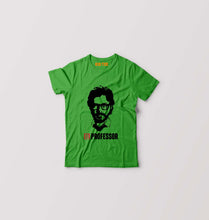 Load image into Gallery viewer, Money Heist The Professor Kids T-Shirt for Boy/Girl-Flag Green-Ektarfa.online
