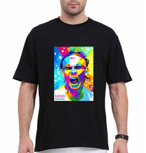 Load image into Gallery viewer, Rafael Nadal (RAFA) Oversized T-Shirt for Men-Black-Ektarfa.online
