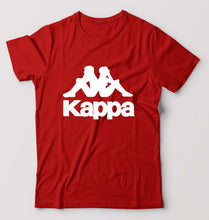 Load image into Gallery viewer, Kappa T-Shirt for Men-S(38 Inches)-Red-Ektarfa.online
