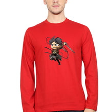 Load image into Gallery viewer, Attack on Titan Full Sleeves T-Shirt for Men-Red-Ektarfa.online
