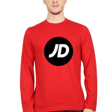 Load image into Gallery viewer, JD Sports Full Sleeves T-Shirt for Men-S(38 Inches)-Red-Ektarfa.online
