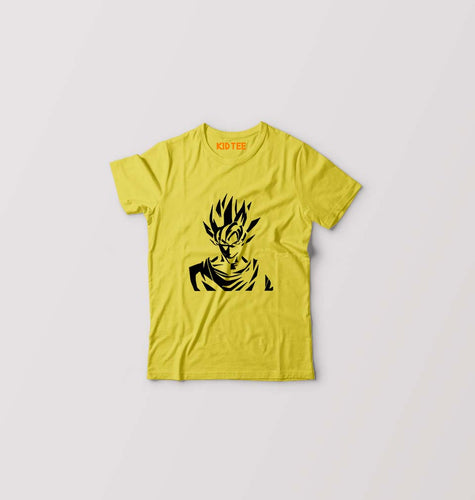 Anime Goku Kids T-Shirt for Boy/Girl-Yellow-Ektarfa.online
