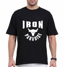 Load image into Gallery viewer, Iron Paradise Oversized T-Shirt for Men-Black-Ektarfa.online
