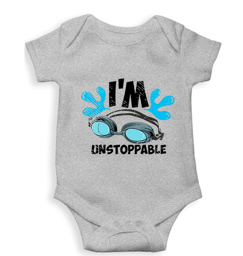 Swimming Kids Romper For Baby Boy/Girl-Grey-Ektarfa.online