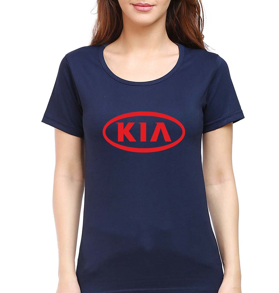 Kia T-Shirt for Women-Navy Blue-Ektarfa.online