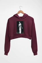 Load image into Gallery viewer, Donald Bradman Crop HOODIE FOR WOMEN-Maroon-Ektarfa.online
