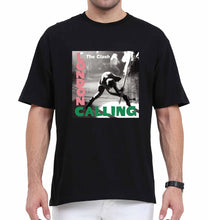Load image into Gallery viewer, London Calling Oversized T-Shirt for Men-Black-Ektarfa.online
