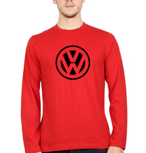 Load image into Gallery viewer, volkswagen Full Sleeves T-Shirt for Men-Red-Ektarfa.online
