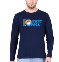 Load image into Gallery viewer, Hindustan Aeronautics Limited (HAL) Full Sleeves T-Shirt for Men-Navy Blue-Ektarfa.online
