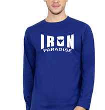 Load image into Gallery viewer, Iron Paradise Full Sleeves T-Shirt for Men-Royal Blue-Ektarfa.online
