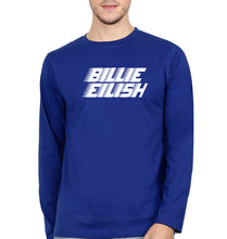 Load image into Gallery viewer, Billie Eilish Full Sleeves T-Shirt for Men-Royal Blue-Ektarfa.online
