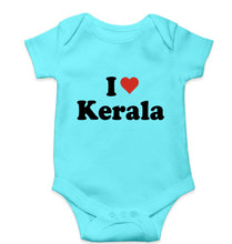 Load image into Gallery viewer, I Love Kerala Kids Romper For Baby Boy/Girl-0-5 Months(18 Inches)-Sky Blue-Ektarfa.online
