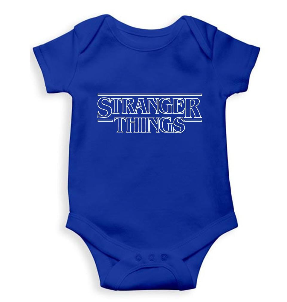 Stranger Things Kids Romper For Baby Boy/Girl-0-5 Months(18 Inches)-Royal Blue-Ektarfa.online