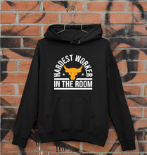 Load image into Gallery viewer, Hardest Worker In the Room Gym Unisex Hoodie for Men/Women-Black-Ektarfa.online
