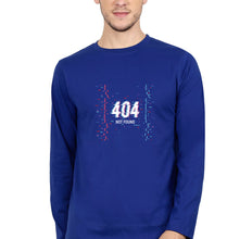 Load image into Gallery viewer, 404 Full Sleeves T-Shirt for Men-Royal Blue-Ektarfa.online
