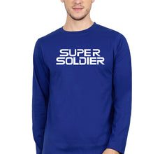 Load image into Gallery viewer, Super Soldier Full Sleeves T-Shirt for Men-Royal Blue-Ektarfa.online

