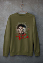 Load image into Gallery viewer, Thriller Unisex Sweatshirt for Men/Women-Olive Green-Ektarfa.online
