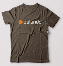 Load image into Gallery viewer, Zalando T-Shirt for Men-S(38 Inches)-Olive Green-Ektarfa.online
