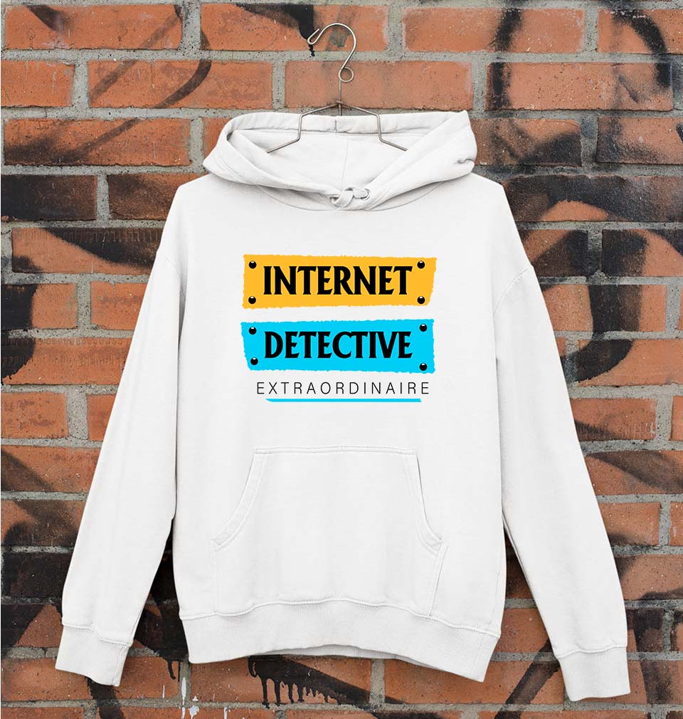 Internet Unisex Hoodie for Men/Women-White-Ektarfa.online