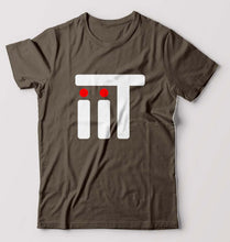 Load image into Gallery viewer, IIT T-Shirt for Men-S(38 Inches)-Olive Green-Ektarfa.online
