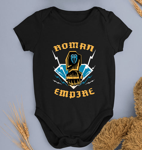 Roman Reigns WWE Kids Romper For Baby Boy/Girl-Black-Ektarfa.online