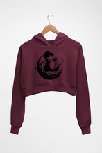 Load image into Gallery viewer, Tiger Woods Crop HOODIE FOR WOMEN-Maroon-Ektarfa.online
