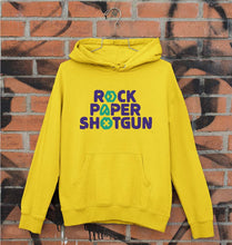 Load image into Gallery viewer, Rock Paper Shotgun Unisex Hoodie for Men/Women-S(40 Inches)-Mustard Yellow-Ektarfa.online
