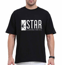 Load image into Gallery viewer, Star laboratories Oversized T-Shirt for Men-Black-Ektarfa.online
