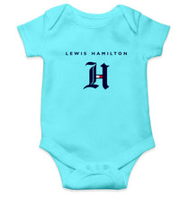 Load image into Gallery viewer, Lewis Hamilton F1 Kids Romper For Baby Boy/Girl-0-5 Months(18 Inches)-Sky Blue-Ektarfa.online
