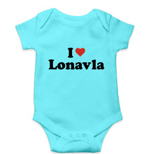 Load image into Gallery viewer, I Love Lonavla Kids Romper For Baby Boy/Girl-0-5 Months(18 Inches)-Sky Blue-Ektarfa.online
