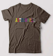 Load image into Gallery viewer, Astroworld Travis Scott T-Shirt for Men-S(38 Inches)-Olive Green-Ektarfa.online
