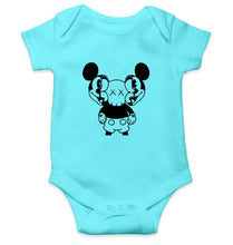 Load image into Gallery viewer, Kaws Mickey Kids Romper For Baby Boy/Girl-0-5 Months(18 Inches)-Sky Blue-Ektarfa.online
