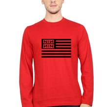 Load image into Gallery viewer, Nine Inch Nails Full Sleeves T-Shirt for Men-Red-Ektarfa.online
