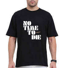 Load image into Gallery viewer, No Time To Die James Bond 007 Oversized T-Shirt for Men-Black-Ektarfa.online
