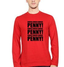 Load image into Gallery viewer, the big bang theory Penny Full Sleeves T-Shirt for Men-Red-Ektarfa.online
