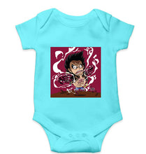 Load image into Gallery viewer, Monkey D. Luffy Kids Romper For Baby Boy/Girl-0-5 Months(18 Inches)-Sky Blue-Ektarfa.online
