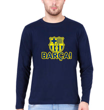 Load image into Gallery viewer, FCB Full Sleeves T-Shirt for Men-Navy Blue-Ektarfa.online
