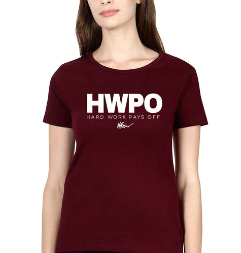 Mat Fraser(Hark Work Pays off) T-Shirt for Women-Maroon-Ektarfa.online
