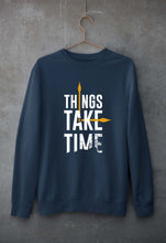 Load image into Gallery viewer, Time Unisex Sweatshirt for Men/Women-S(40 Inches)-Navy Blue-Ektarfa.online

