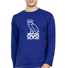 Load image into Gallery viewer, OVO Full Sleeves T-Shirt for Men-Royal Blue-Ektarfa.online
