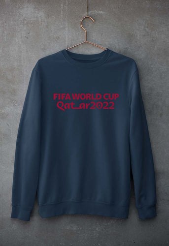 FIFA World Cup Qatar 2022 Unisex Sweatshirt for Men/Women-Navy Blue-Ektarfa.online