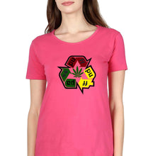 Load image into Gallery viewer, Weed T-Shirt for Women-Pink-Ektarfa.online

