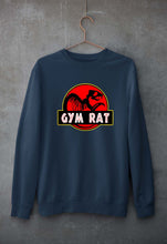 Load image into Gallery viewer, Gym Rat Unisex Sweatshirt for Men/Women-S(40 Inches)-Navy Blue-Ektarfa.online
