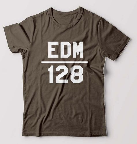 EDM T-Shirt for Men-Olive Green-Ektarfa.online