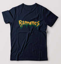 Load image into Gallery viewer, Ramones T-Shirt for Men-S(38 Inches)-Navy Blue-Ektarfa.online
