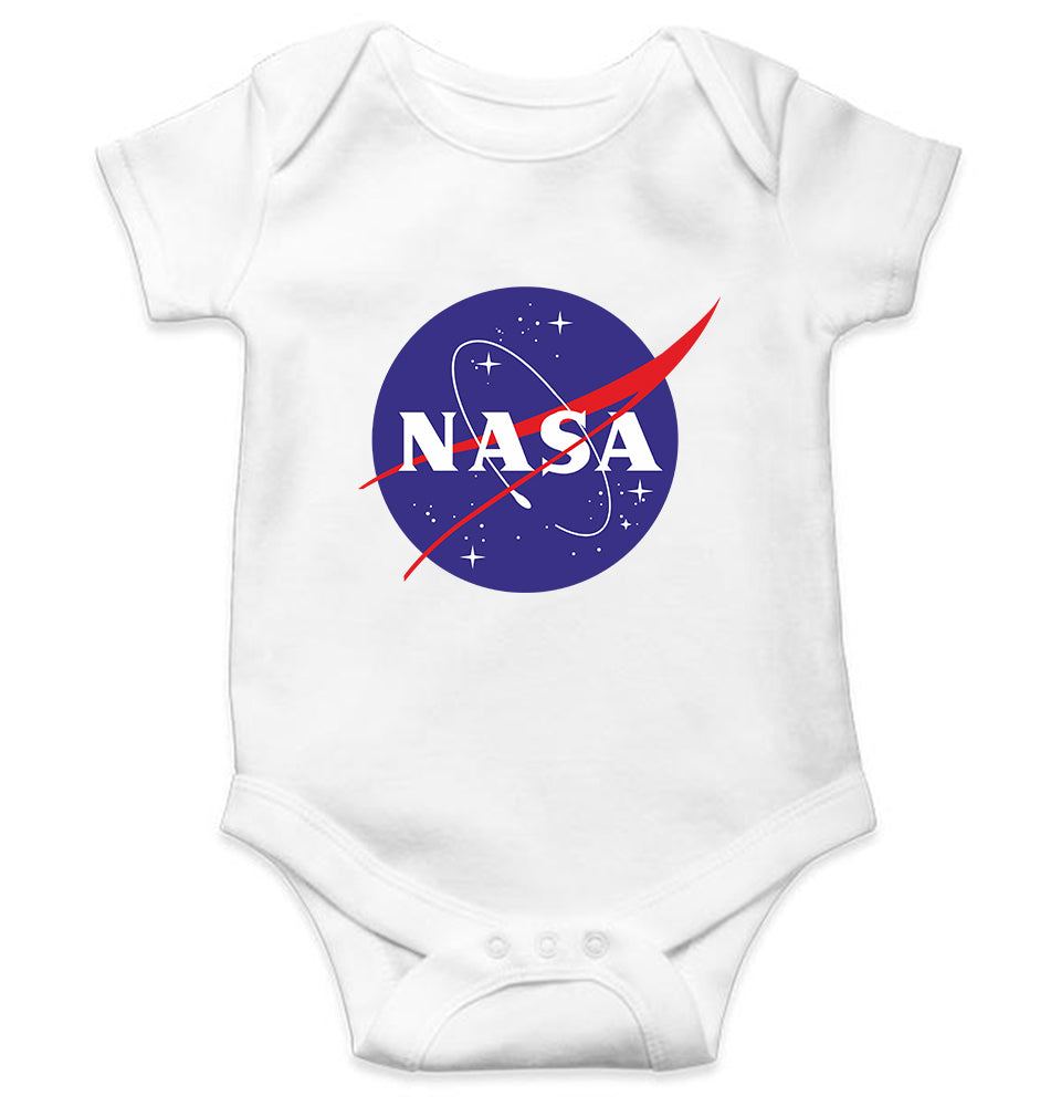 Nasa Kids Romper For Baby Boy/Girl-0-5 Months(18 Inches)-White-Ektarfa.online