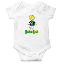 Load image into Gallery viewer, Richie Rich Kids Romper For Baby Boy/Girl-0-5 Months(18 Inches)-White-Ektarfa.online
