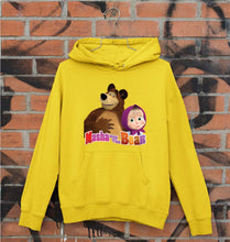 Load image into Gallery viewer, Masha and the Bear Unisex Hoodie for Men/Women-Mustard Yellow-Ektarfa.online
