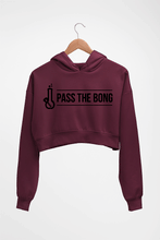 Load image into Gallery viewer, Bong Crop HOODIE FOR WOMEN-Maroon-Ektarfa.online
