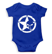 Load image into Gallery viewer, Punisher Kids Romper For Baby Boy/Girl-0-5 Months(18 Inches)-Royal Blue-Ektarfa.online
